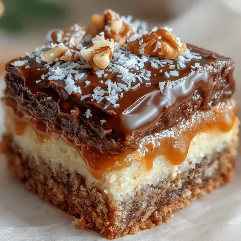Willkommen zu einem köstlichen Rezept, das nicht nur einfach zuzubereiten ist, sondern auch gesund und nahrhaft! Die Dekadente No-Bake Karamell-Hafer-Schnitte sind perfekt für alle, die einen süßen Snack oder ein energiereiches Frühstück suchen, ohne dafür den Ofen anschalten zu müssen. Diese Schnitte sind nicht nur ein Genuss für den Gaumen, sondern auch eine hervorragende Quelle für wichtige Nährstoffe.