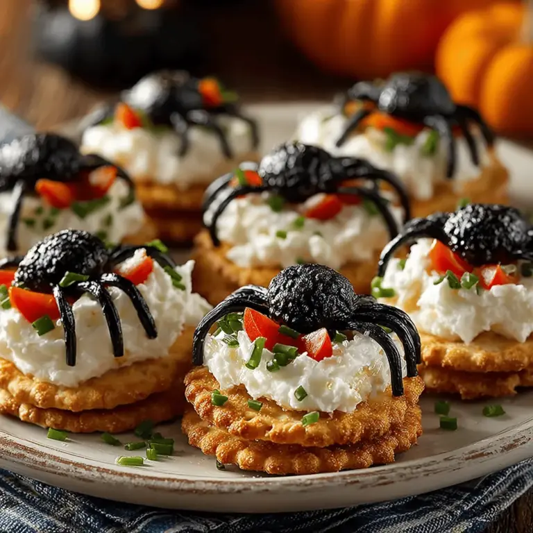 Halloween steht vor der Tür, und das bedeutet, dass es Zeit ist, sich auf schaurig schöne Snacks vorzubereiten! Wenn Sie nach einer einfachen, aber kreativen Möglichkeit suchen, Ihre Gäste zu beeindrucken, sind die Spooky Spider Crackers genau das Richtige für Sie. Dieses Rezept kombiniert den herzhaften Geschmack von Frischkäse und Crackern mit der Grusel-Ästhetik von Spinnen, die sich perfekt für Ihre Halloween-Feier eignet. Ob für eine Kinderparty, ein Klassenzimmer-Event oder einfach nur für einen gemütlichen Abend zu Hause – diese Spooky Spider Crackers sind ein Hit!
