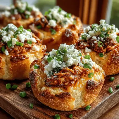 Mini Buffalo Chicken Biscuit Ringe: Ein köstliches Rezept für jeden Anlass