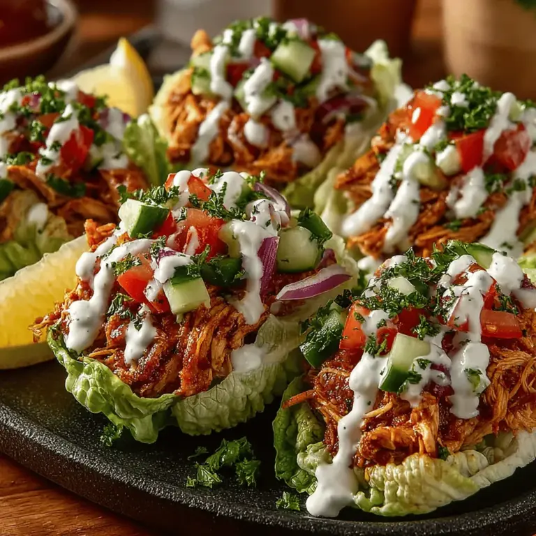Mini Chicken Shawarma Lettuce Boats sind nicht nur ein köstliches Gericht, sondern auch eine wunderbare Möglichkeit, die Aromen des Nahen Ostens in die heimische Küche zu bringen. Diese kleinen Salatboote sind perfekt für ein schnelles Mittagessen oder als gesunder Snack. Die Kombination aus zart mariniertem Hähnchen, frischem Gemüse und einer cremigen Joghurtsauce macht sie zu einer gesunden und schmackhaften Wahl. In der heutigen schnelllebigen Welt ist es wichtiger denn je, selbstgemachte Mahlzeiten zuzubereiten, die nicht nur nahrhaft, sondern auch einfach zuzubereiten sind. Dieses Rezept bietet Ihnen die Möglichkeit, Ihre eigenen köstlichen Shawarma-Lebensmittel zu kreieren, während Sie gleichzeitig die Kontrolle über die verwendeten Zutaten haben.