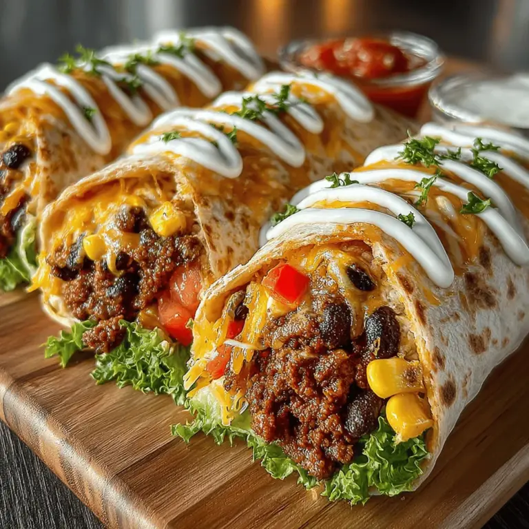 Scharfe Chili-Türkei-Wraps sind eine perfekte Kombination aus Geschmack, Textur und Nährstoffen. Diese Wraps sind nicht nur einfach zuzubereiten, sondern bieten auch eine hervorragende Möglichkeit, eine Vielzahl von gesunden Zutaten in einem einzigen Gericht zu vereinen. Egal, ob du nach einem schnellen Mittagessen, einem einfachen Abendessen oder einem Snack für die nächste Feier suchst, dieses Rezept wird sicherlich alle begeistern.