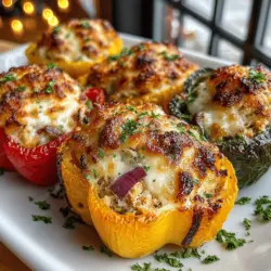 Willkommen in der Welt der Mini Thunfischschmelz gefüllte Paprika! Dieses Rezept ist nicht nur einfach zuzubereiten, sondern auch ein wahrer Gaumenschmaus, der sich perfekt für jede Gelegenheit eignet – sei es ein schnelles Abendessen unter der Woche, ein festliches Buffet oder ein gemütliches Beisammensein mit Freunden. Die Kombination aus frischem Gemüse und einer cremigen Thunfischfüllung sorgt für eine harmonische Geschmacksexplosion, die sowohl Erwachsene als auch Kinder begeistert.