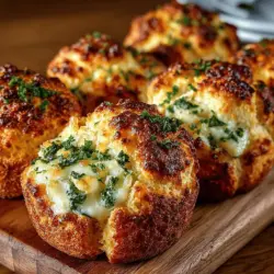 Willkommen zu einem Rezept, das Ihre Geschmacksknospen begeistern wird – die Mini-Spinat-Artischocken-Biskuit-Bomben. Diese kleinen, gefüllten Teigkugeln sind nicht nur ein echter Hingucker auf jedem Tisch, sondern auch eine köstliche und gesunde Snack-Option, die sich perfekt für Partys, Familienfeiern oder als herzhafter Snack für zwischendurch eignet. Die Kombination aus zartem Biscuitteig, frischem Spinat und aromatischen Artischocken sorgt für ein geschmackliches Erlebnis, das sowohl Kinder als auch Erwachsene begeistert.