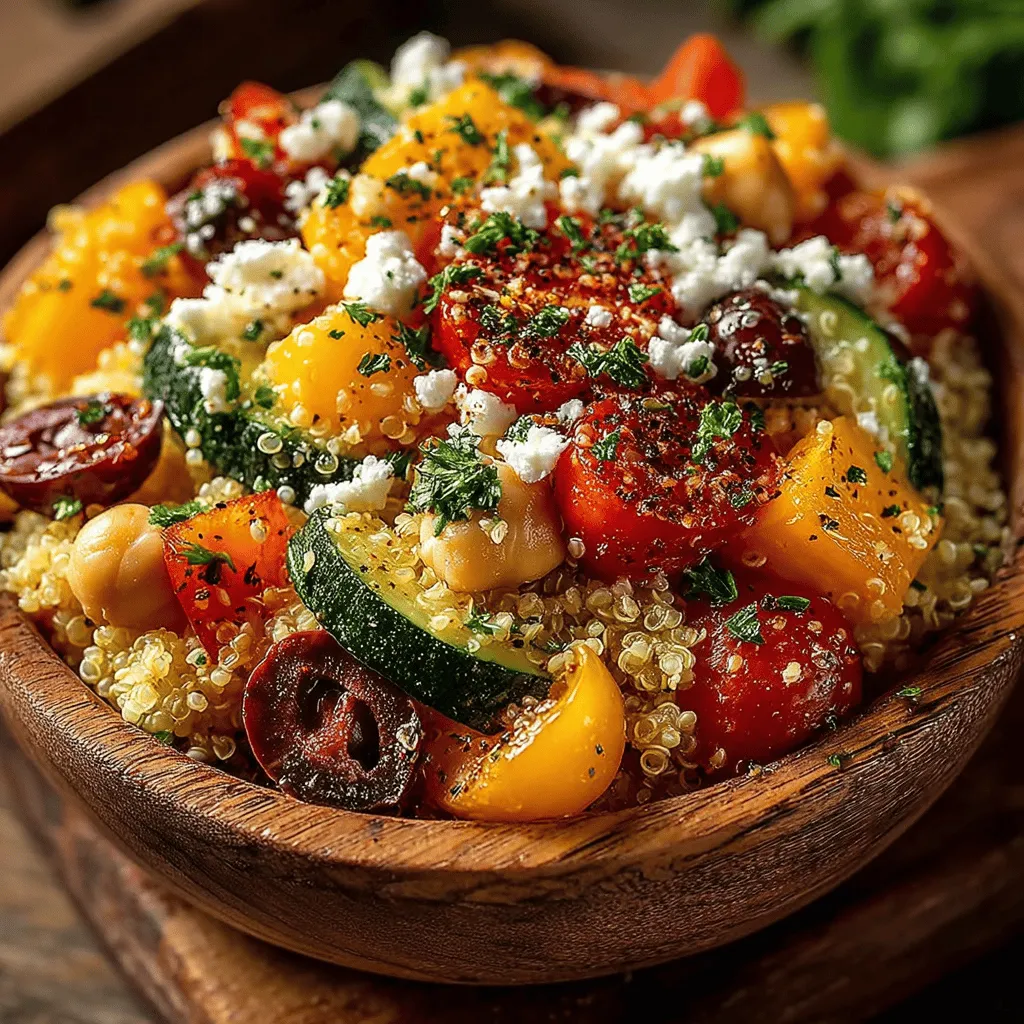 Quinoa & Kichererbsen Mediterraner Bowl: Ein Genuss für Körper und Seele