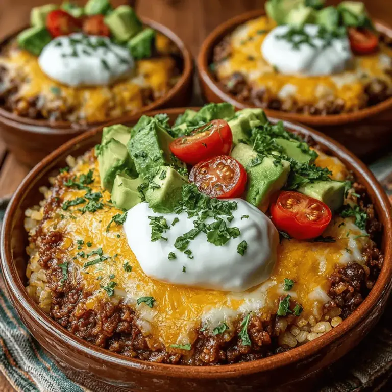 Taco Bowls sind eine großartige Möglichkeit, alle Ihre Lieblingszutaten in einer einzigen Schüssel zu vereinen. Sie sind vielseitig und können leicht an persönliche Vorlieben angepasst werden. Ob Sie Vegetarier sind oder einfach nur eine gesunde Mahlzeit suchen, diese Taco Bowls bieten eine Fülle von Nährstoffen und Aromen. Die Kombination aus schwarzen Bohnen, frischem Gemüse und gesunden Fetten aus Avocado sorgt für eine ausgewogene Mahlzeit, die sowohl sättigend als auch nahrhaft ist.
