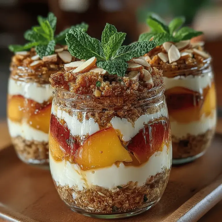 Die warmen Monate bringen nicht nur Sonne und gute Laune, sondern auch die perfekte Gelegenheit, erfrischende Desserts zu genießen. Einer der besten Wege, um sich an heißen Tagen abzukühlen, ist mit einem cremigen, fruchtigen gefrorenen Joghurt-Pfirsich-Crisp-Becher. Diese köstlichen Becher sind nicht nur einfach zuzubereiten, sondern auch ein absolutes Highlight für jeden Anlass – sei es ein Sommerfest, ein Picknick im Freien oder einfach nur als gesunde Snack-Option für die Familie.
