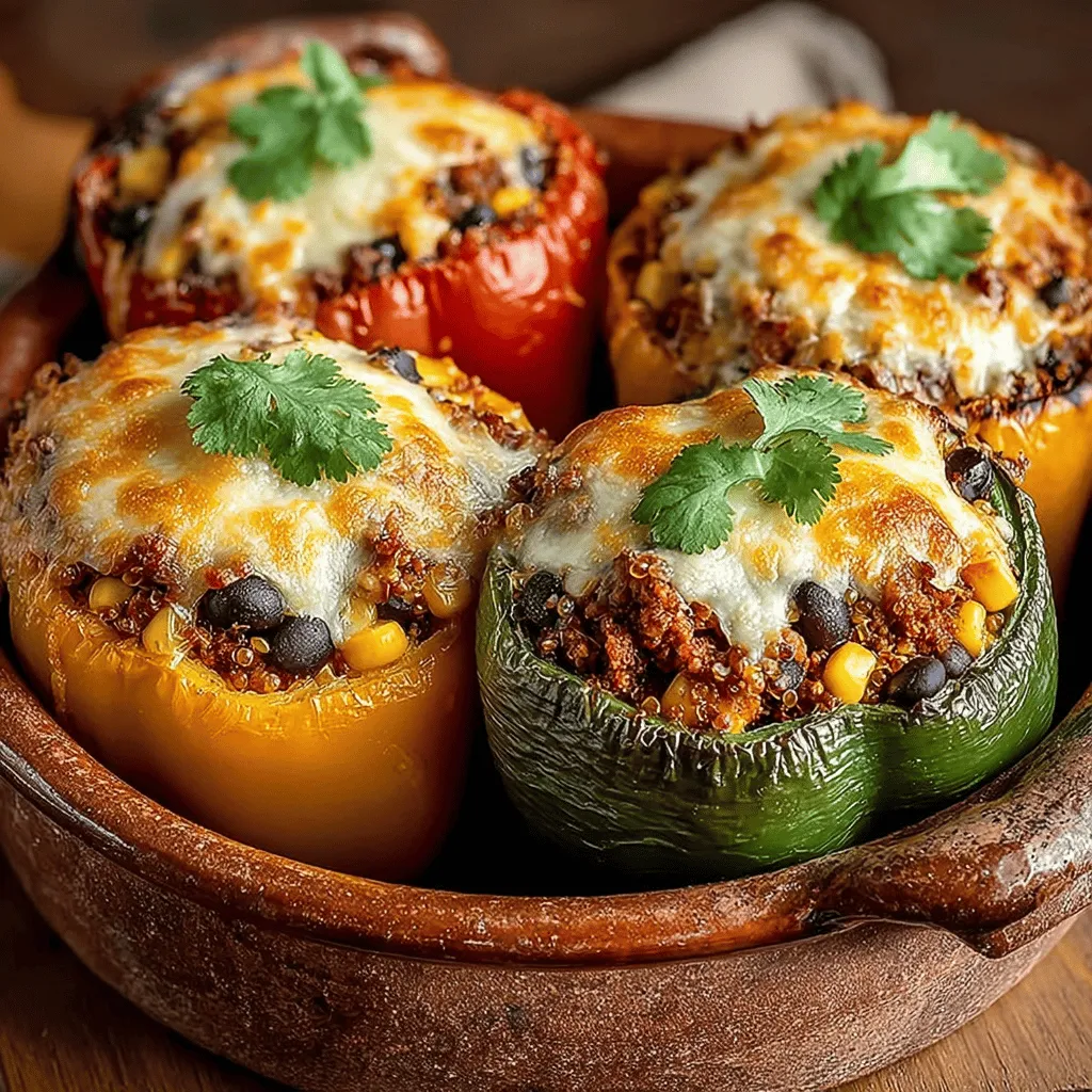 Gefüllte Paprika sind ein zeitloses Gericht, das in vielen Küchen der Welt zu finden ist. Dieses Rezept für gefüllte Paprika mit Quinoa und Truthahn vereint die Aromen frischer Zutaten in einem herzhaften und nahrhaften Gericht, das nicht nur köstlich schmeckt, sondern auch voller wertvoller Nährstoffe ist. Quinoa, ein Superfood mit hohem Proteingehalt, ergänzt das mageres Truthahn-Hackfleisch perfekt und macht dieses Gericht zu einer idealen Wahl für gesundheitsbewusste Esser.