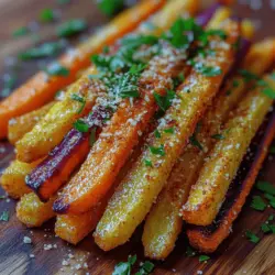 In der heutigen modernen Küche spielen Rezepte eine entscheidende Rolle. Sie sind mehr als nur eine Anleitung; sie sind eine Einladung zur Kreativität und zum Experimentieren. Mit der wachsenden Popularität von gesunden Ernährungstrends und dem Wunsch nach bunten, ansprechenden Gerichten, sind die Knusprigen Regenbogen-Möhrenfries die perfekte Wahl. Dieses Rezept bringt nicht nur Farbe auf Ihren Teller, sondern bietet auch eine gesunde, leckere Beilage oder einen Snack, der sowohl Kinder als auch Erwachsene begeistert.