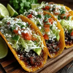 Herzlich willkommen zu einem neuen aufregenden Rezept, das Ihre Geschmacksknospen zum Tanzen bringen wird! Heute dreht sich alles um „Spicy Delight: Tacos mit grünen Chilis und schwarzen Bohnen“. Diese köstlichen Tacos sind nicht nur ein Fest für die Sinne, sondern auch eine wunderbare Möglichkeit, eine Vielzahl von Aromen und Texturen in einem Gericht zu vereinen.