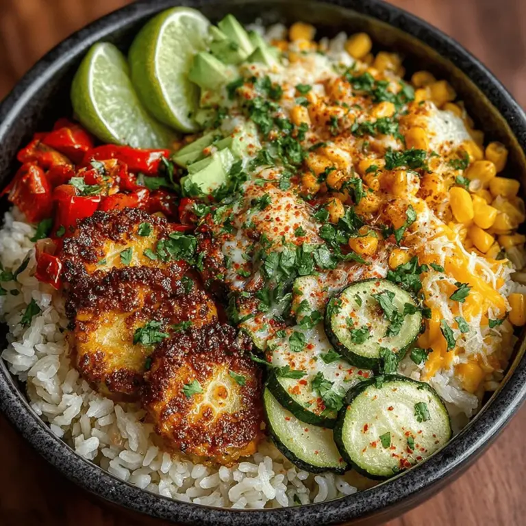 Willkommen zu unserem aufregenden Rezept für Scharfe Hatch-Chili-Reis- und Gemüse-Bowls! Dieses Gericht vereint die köstlichen Aromen des Südwestens mit frischen, gesunden Zutaten, die nicht nur den Gaumen erfreuen, sondern auch das Auge. Die Kombination aus Vollkornreis, herzhaften Bohnen und einer bunten Auswahl an Gemüse macht diese Bowl zu einer nahrhaften Mahlzeit, die für jeden Anlass geeignet ist – sei es ein schnelles Mittagessen, ein gesundes Abendessen oder eine Party mit Freunden.