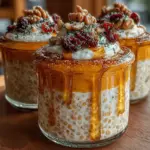 In der heutigen schnelllebigen Welt ist es manchmal eine Herausforderung, sich gesund zu ernähren. Doch mit dem Rezept für Gemütliche Kürbisgewürz-Übernacht-Haferflocken wird es einfacher, ein nahrhaftes und leckeres Frühstück in Ihren Alltag zu integrieren. Diese über Nacht zubereiteten Haferflocken sind nicht nur einfach und schnell zuzubereiten, sondern bieten auch eine Vielzahl an gesundheitlichen Vorteilen. Sie sind vollgepackt mit Ballaststoffen, Vitaminen und Mineralstoffen, die Ihnen helfen, den Tag energiegeladen zu beginnen.