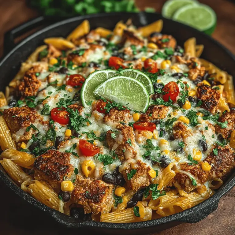 Essen ist mehr als nur Nahrungsaufnahme – es ist ein Erlebnis, das uns zusammenbringt, Erinnerungen weckt und Freude bereitet. In der heutigen schnelllebigen Welt sind einfache, aber schmackhafte Rezepte gefragter denn je. Die Käse Tex-Mex Genuss: Cheddar Chili Hähnchen-Nudel-Pfanne ist genau das richtige Gericht, um die Bedürfnisse einer Familie oder einer Gruppe von Freunden zu erfüllen. Dieses Rezept vereint die Aromen der Tex-Mex-Küche mit der herzhaften Füllung einer Nudelpfanne, und das Ergebnis ist einfach himmlisch.