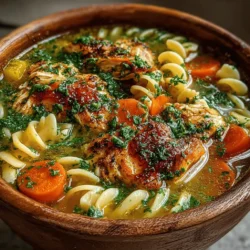 Nichts ist so beruhigend wie eine dampfende Schüssel Hühnernudelsuppe an einem kalten Tag. Diese behagliche Hühnernudelsuppe ist nicht nur ein schmackhaftes Gericht, sondern auch ein Stück Heimat, das Erinnerungen an die Küche unserer Großmütter weckt. Sie ist einfach zuzubereiten und bietet eine perfekte Kombination aus herzhaftem Geschmack und nährenden Zutaten. In diesem Artikel werden wir die Geheimnisse dieser köstlichen Suppe enthüllen und Ihnen zeigen, wie Sie mit frischen, hochwertigen Zutaten eine schmackhafte Mahlzeit zubereiten können, die die ganze Familie erfreuen wird.