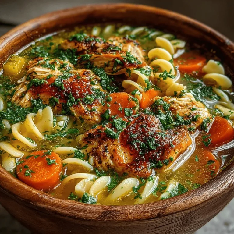 Nichts ist so beruhigend wie eine dampfende Schüssel Hühnernudelsuppe an einem kalten Tag. Diese behagliche Hühnernudelsuppe ist nicht nur ein schmackhaftes Gericht, sondern auch ein Stück Heimat, das Erinnerungen an die Küche unserer Großmütter weckt. Sie ist einfach zuzubereiten und bietet eine perfekte Kombination aus herzhaftem Geschmack und nährenden Zutaten. In diesem Artikel werden wir die Geheimnisse dieser köstlichen Suppe enthüllen und Ihnen zeigen, wie Sie mit frischen, hochwertigen Zutaten eine schmackhafte Mahlzeit zubereiten können, die die ganze Familie erfreuen wird.