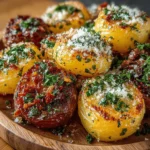 Die krosse Knoblauch-Röstkartoffeln sind nicht nur eine einfache Beilage, sondern ein wahrer Genuss, der jeden Esstisch bereichert. Dieses Rezept vereint die herzhafte Aromen von frisch gerösteten Kartoffeln mit dem intensiven Geschmack von Knoblauch und aromatischen Kräutern. Egal, ob Sie ein festliches Abendessen planen, ein BBQ mit Freunden ausrichten oder einfach nur ein schnelles, schmackhaftes Gericht für die Familie zubereiten möchten – diese Röstkartoffeln werden garantiert ein Hit!