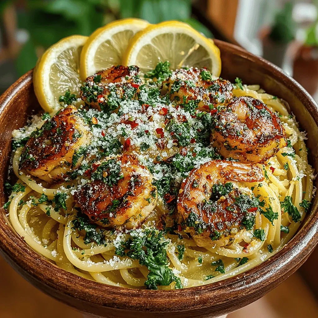 Die Zesty Lemon Garlic Shrimp Pasta ist ein köstliches und leichtes Gericht, das perfekt für warme Sommerabende oder als schnelles Mittagessen geeignet ist. Diese Pasta vereint die Frische von Zitrone und Knoblauch mit der zarten Textur von Garnelen, was zu einer harmonischen Geschmackskombination führt, die selbst die wählerischsten Esser begeistert. In der heutigen Kochwelt erfreut sich dieses Rezept großer Beliebtheit, nicht nur wegen seiner einfachen Zubereitung, sondern auch wegen der Verwendung frischer und hausgemachter Zutaten, die den Geschmack auf ein neues Level heben.