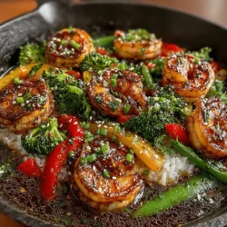 Willkommen in der Welt der asiatischen Küche! Mit unserem Rezept für Sizzling Shrimp & Veggie Delight bringen wir Ihnen ein schnelles, gesundes und schmackhaftes Gericht, das nicht nur Ihre Sinne anspricht, sondern auch einfach zuzubereiten ist. Die Kombination aus zarten Garnelen und knackigem Gemüse sorgt für ein harmonisches Geschmackserlebnis, das sowohl Erwachsene als auch Kinder begeistert. In einer Zeit, in der immer mehr Menschen Wert auf gesunde Ernährung und frische Zutaten legen, ist die Zubereitung von eigenen Gerichten zuhause eine wunderbare Möglichkeit, den Nährstoffgehalt zu kontrollieren und den Genuss zu maximieren.