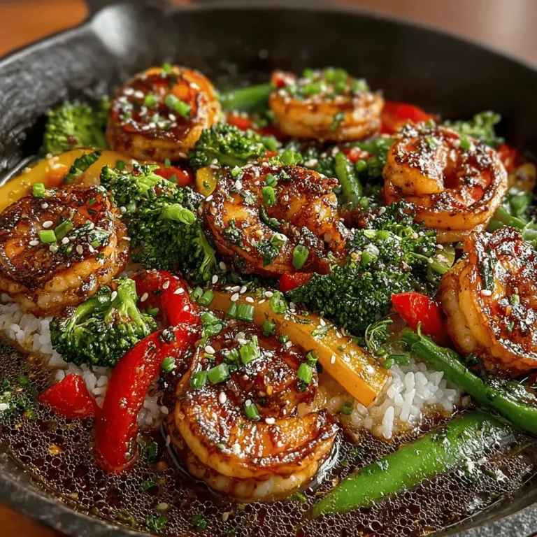 Willkommen in der Welt der asiatischen Küche! Mit unserem Rezept für Sizzling Shrimp & Veggie Delight bringen wir Ihnen ein schnelles, gesundes und schmackhaftes Gericht, das nicht nur Ihre Sinne anspricht, sondern auch einfach zuzubereiten ist. Die Kombination aus zarten Garnelen und knackigem Gemüse sorgt für ein harmonisches Geschmackserlebnis, das sowohl Erwachsene als auch Kinder begeistert. In einer Zeit, in der immer mehr Menschen Wert auf gesunde Ernährung und frische Zutaten legen, ist die Zubereitung von eigenen Gerichten zuhause eine wunderbare Möglichkeit, den Nährstoffgehalt zu kontrollieren und den Genuss zu maximieren.
