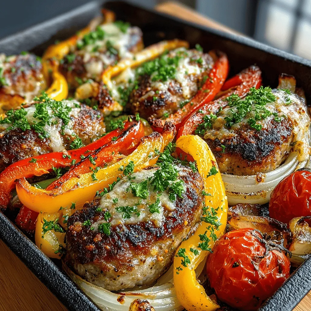 In der modernen Küche sind Rezepte nicht nur einfache Anleitungen zum Kochen, sondern auch Ausdruck von Kreativität und Genuss. Sie ermöglichen es uns, neue Geschmäcker zu entdecken und dabei gesunde, nahrhafte Mahlzeiten zuzubereiten. Egal, ob Sie ein erfahrener Koch oder ein Hobbykoch sind, die Zubereitung von Gerichten, die sowohl einfach als auch schmackhaft sind, ist immer ein lohnenswertes Unterfangen. Eines dieser wunderbaren Rezepte ist das "Sizzlende Wurst und Paprika Backblech Dinner". Dieses Gericht kombiniert saftige italienische Würste mit buntem Gemüse, das im Ofen geröstet wird, um maximale Aromen freizusetzen.