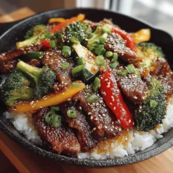 Sizzling Beef & Veggie Delight Stir-Fry Bowls