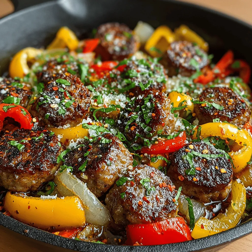 Die One-Pan Italienische Wurst und Paprika Pfanne ist ein köstliches und unkompliziertes Gericht, das in der modernen Küche immer beliebter wird. Ideal für vielbeschäftigte Menschen, die dennoch nicht auf den Genuss von frischen und aromatischen Mahlzeiten verzichten möchten. Dieses Gericht kombiniert die herzhaften Aromen italienischer Wurst mit buntem Gemüse, was es nicht nur geschmacklich ansprechend, sondern auch visuell attraktiv macht. In nur einer Pfanne zubereitet, ist es nicht nur eine Freude für den Gaumen, sondern auch für die Geschirrspülmaschine!