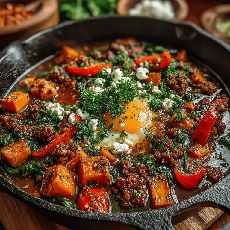 Die herzhaftes Puten- und Süßkartoffel-Pfanne ist ein köstliches und nahrhaftes Gericht, das nicht nur schnell zubereitet ist, sondern auch voller Aromen steckt. Diese Pfanne vereint die zarte Textur von Putenfleisch mit der Süße und dem nahrhaften Wert von Süßkartoffeln, zusammen mit einer bunten Auswahl an Gemüse und Gewürzen. In der heutigen schnelllebigen Welt, in der gesunde Ernährung oft auf der Strecke bleibt, bietet dieses Rezept eine perfekte Möglichkeit, eine ausgewogene Mahlzeit zuzubereiten, die sowohl sättigend als auch lecker ist.