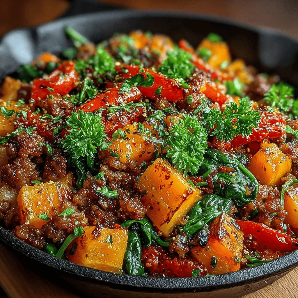 In der modernen Küche spielt die Rezeptentwicklung eine entscheidende Rolle. Die Zubereitung von Gerichten, die sowohl geschmacklich überzeugen als auch den Bedürfnissen einer gesunden Ernährung gerecht werden, ist eine Kunst, die viele Kochbegeisterte anstreben. Das heutige Rezept, die herzhafte Putenhackfleisch- und Süßkartoffel-Pfanne, ist ein perfektes Beispiel dafür. Es kombiniert die nahrhaften Eigenschaften von Putenhackfleisch mit der Süße und Vielseitigkeit von Süßkartoffeln, was es zu einem idealen Gericht sowohl für den Alltag als auch für besondere Anlässe macht.