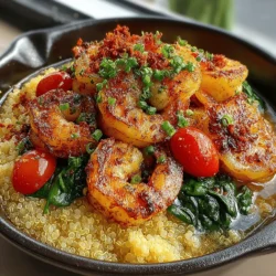 Willkommen zu einem Rezept, das nicht nur den Gaumen erfreut, sondern auch die Gesundheit unterstützt – die Zesty Lemon Garlic Shrimp & Quinoa Bowl. Diese schmackhafte Schüssel vereint die zarten Aromen von Garnelen mit dem frischen Kick von Zitrone und Knoblauch, alles auf einem Bett von proteinreicher Quinoa. Ob zum Abendessen oder als leichtes Mittagessen, dieses Gericht ist perfekt für alle, die eine schnelle, gesunde und köstliche Mahlzeit zubereiten möchten.