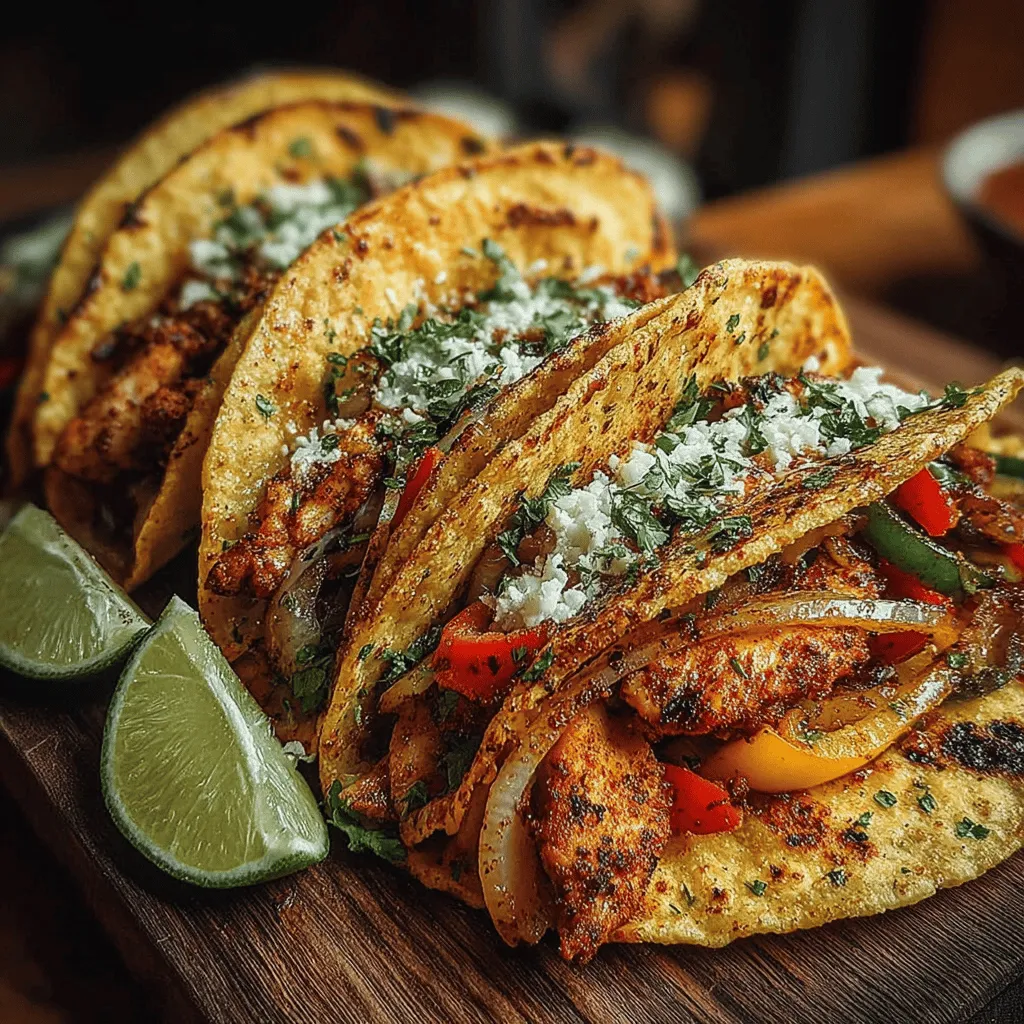 Wenn es um köstliche und unkomplizierte Gerichte geht, stehen Fajitas ganz oben auf der Liste. Diese *Crispy Gebackenen Hähnchen-Fajitas mit Paprika* sind nicht nur ein Geschmackserlebnis, sondern auch ein Hit bei Familienfeiern und geselligen Abenden mit Freunden. Die Kombination aus zartem Hähnchenfleisch, buntem Gemüse und einer aromatischen Gewürzmischung macht dieses Gericht zu einem wahren Genuss für Gaumen und Augen.