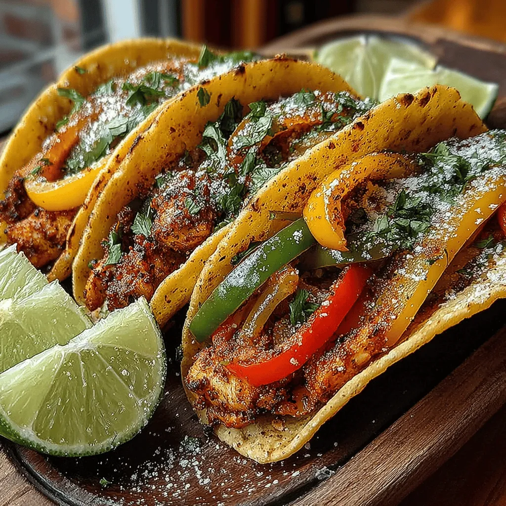 Wenn es um köstliche und unkomplizierte Gerichte geht, stehen Fajitas ganz oben auf der Liste. Diese *Crispy Gebackenen Hähnchen-Fajitas mit Paprika* sind nicht nur ein Geschmackserlebnis, sondern auch ein Hit bei Familienfeiern und geselligen Abenden mit Freunden. Die Kombination aus zartem Hähnchenfleisch, buntem Gemüse und einer aromatischen Gewürzmischung macht dieses Gericht zu einem wahren Genuss für Gaumen und Augen.