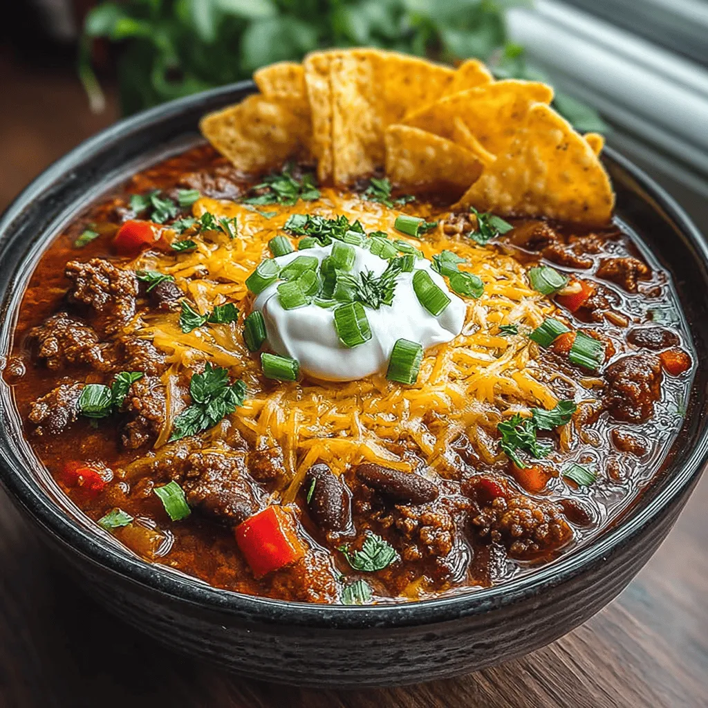 Wenn die Temperaturen sinken und die Tage kürzer werden, gibt es nichts Besseres als eine warme, herzhafte Schüssel Chili, um das Gemüt zu heben. Unser Rezept für das ultimative Rindfleisch-Bohnen-Chili ist nicht nur ein wahrer Klassiker, sondern auch ein echtes Familienliebling, das in jeder Küche schnell zum Highlight der Woche werden kann. Mit einer Kombination aus zartem Rinderhackfleisch, verschiedenen Bohnen und aromatischen Gewürzen ist dieses Chili nicht nur nahrhaft, sondern auch extrem schmackhaft.