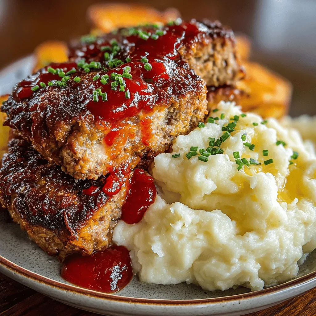 Für den Hackbraten: - 680 g Rinderhackfleisch (80/20 mager) - 100 g Semmelbrösel - 50 g geriebener Parmesan - 1 mittelausge ganze Zwiebel, fein gehackt - 2 Knoblauchzehen, gehackt - 1 großes Ei, verquirlt - 120 ml Milch - 2 EL Worcestershire-Sauce - 1 TL getrockneter Thymian - 1 TL Salz - ½ TL schwarzer Pfeffer - 120 ml Ketchup (zum Bestreichen)