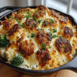 Willkommen in der Welt des köstlichen Käsigen Brokkoli-Genuss-Auflaufs! Dieses Rezept vereint die Aromen von frischem Gemüse, cremigem Käse und duftendem Reis zu einem herzhaften Gericht, das sowohl in Familienküchen als auch bei festlichen Anlässen glänzt. Brokkoli, das grüne Gemüse, ist nicht nur gesund, sondern auch vielseitig. In Kombination mit einer Mischung aus scharfen Cheddar-, Mozzarella- und Parmesan-Käse entsteht ein Auflauf, der sowohl Erwachsene als auch Kinder begeistern wird.