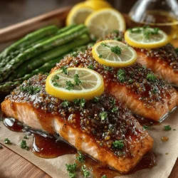 In der modernen Küche spielen Rezepte eine entscheidende Rolle, um abwechslungsreiche und gesunde Mahlzeiten zuzubereiten. Der süß-säuerliche Lachs ist nicht nur ein Gaumenschmaus, sondern auch eine hervorragende Quelle für Omega-3-Fettsäuren und Proteine. Dieses Rezept kombiniert zarten Lachs mit einer köstlichen Honig-Senf-Marinade und frischem Spargel, was es zu einer idealen Wahl für ein schnelles Abendessen oder ein besonderes Festmahl macht. In diesem Artikel erfahren Sie alles, was Sie über die Zubereitung dieses köstlichen Gerichts wissen müssen, einschließlich der Nährwerte und gesundheitlichen Vorteile der verwendeten Zutaten.