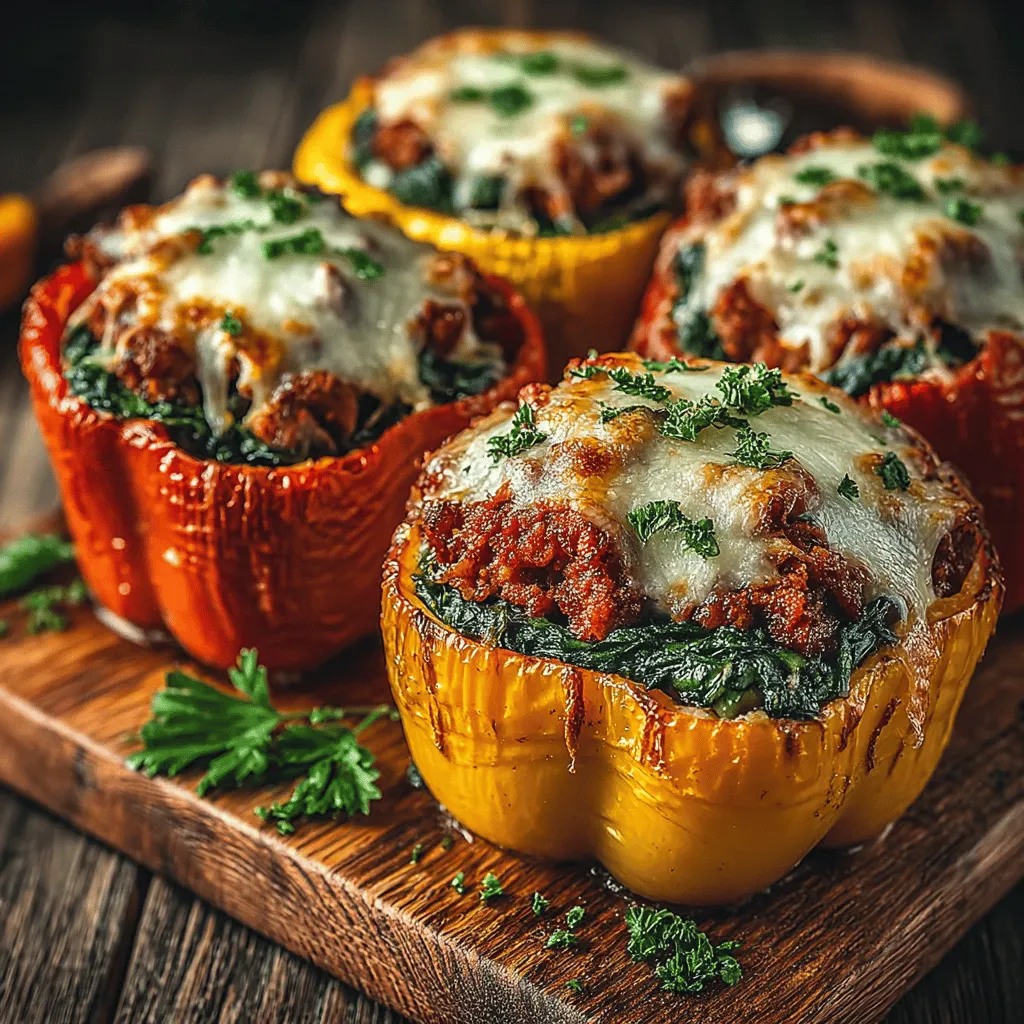 Das Kochen ist eine Kunst, die nicht nur den Gaumen erfreut, sondern auch eine Möglichkeit bietet, mit frischen und gesunden Zutaten zu experimentieren. In diesem Rezept begegnen sich die Aromen von zartem Putenhackfleisch, frischem Spinat und einer Vielzahl von Gewürzen, die zusammen eine köstliche und nahrhafte Mahlzeit ergeben. Gefüllte Paprika sind nicht nur ein Augenschmaus, sondern auch ein ideales Gericht für jede Gelegenheit, sei es ein Familienessen oder ein gemütliches Abendessen mit Freunden.