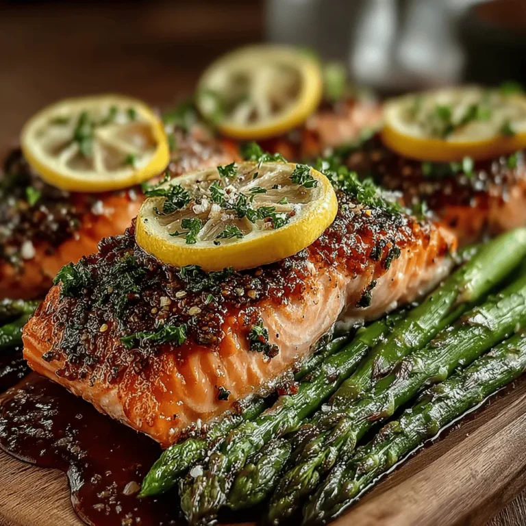 Lachs ist nicht nur ein köstlicher Fisch, sondern auch eine hervorragende Quelle für Omega-3-Fettsäuren, die viele gesundheitliche Vorteile bieten. In der Kombination mit frischem Spargel und einer zesty Marinade aus Zitrone und Kräutern wird dieses Gericht zu einer wahren Geschmacksexplosion. Der Zesty Lemon Kräuter-Lachs mit Spargel ist ein ideales Rezept für alle, die gesunde und schmackhafte Mahlzeiten schätzen.