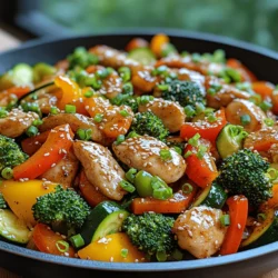 Willkommen zu unserem bunten Hühnchen- und Gemüse-Festrezept! In einer Zeit, in der gesunde Ernährung und schmackhafte Gerichte immer wichtiger werden, ist dieses Rezept die perfekte Lösung für alle, die sowohl auf ihre Gesundheit achten als auch den Gaumen verwöhnen möchten. Es kombiniert zartes Hühnchen mit einer Vielzahl von frischem Gemüse, das nicht nur für ein kräftiges Farbspiel sorgt, sondern auch für eine Fülle an Vitaminen und Mineralstoffen. Ob für ein Familienessen, ein Abend mit Freunden oder einfach für einen gesunden Wochenstart – dieses Rezept bietet die ideale Balance zwischen Geschmack und Nährstoffgehalt.