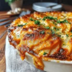 Das rustikale Kartoffel-Lauch-Gratin ist ein köstliches Gericht, das sich perfekt für jeden Anlass eignet, sei es ein gemütliches Familienessen oder ein festliches Abendessen mit Freunden. Die Kombination aus zarten Kartoffeln und aromatischem Lauch, überbacken mit einer cremigen Käsesauce, sorgt für ein unvergleichliches Geschmackserlebnis.