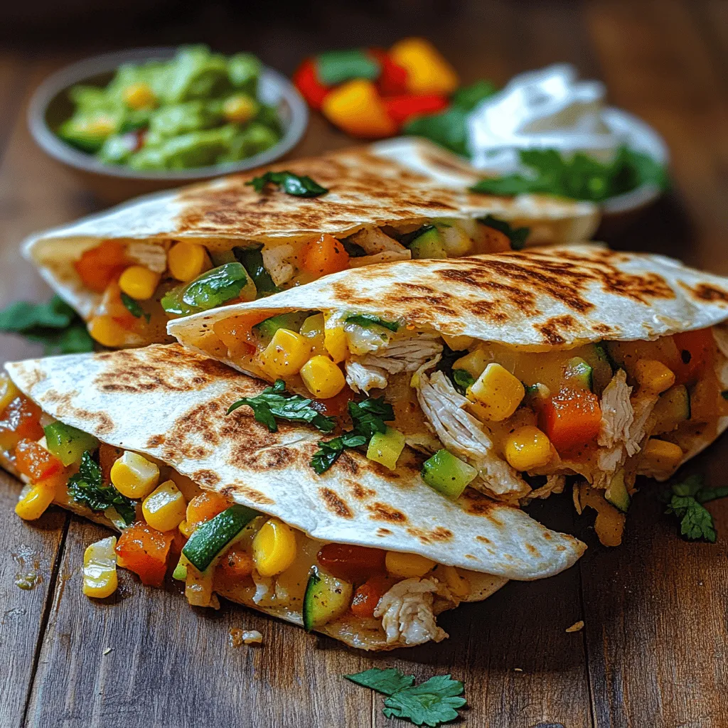 Die Veggie Wonderland Hähnchen Quesadillas sind ein köstliches und gesundes Gericht, das sich perfekt für ein schnelles Abendessen oder als Snack eignet. Sie vereinen zartes Hähnchen mit einer bunten Mischung aus frischem Gemüse und schmelzendem Käse, alles eingehüllt in eine knusprige Tortilla. Dieses Gericht ist nicht nur ein Genuss für den Gaumen, sondern auch eine hervorragende Möglichkeit, Gemüse in die Ernährung zu integrieren. Die Hauptzutaten sind nicht nur schmackhaft, sondern bieten auch zahlreiche gesundheitliche Vorteile, die wir im Folgenden näher beleuchten werden.
