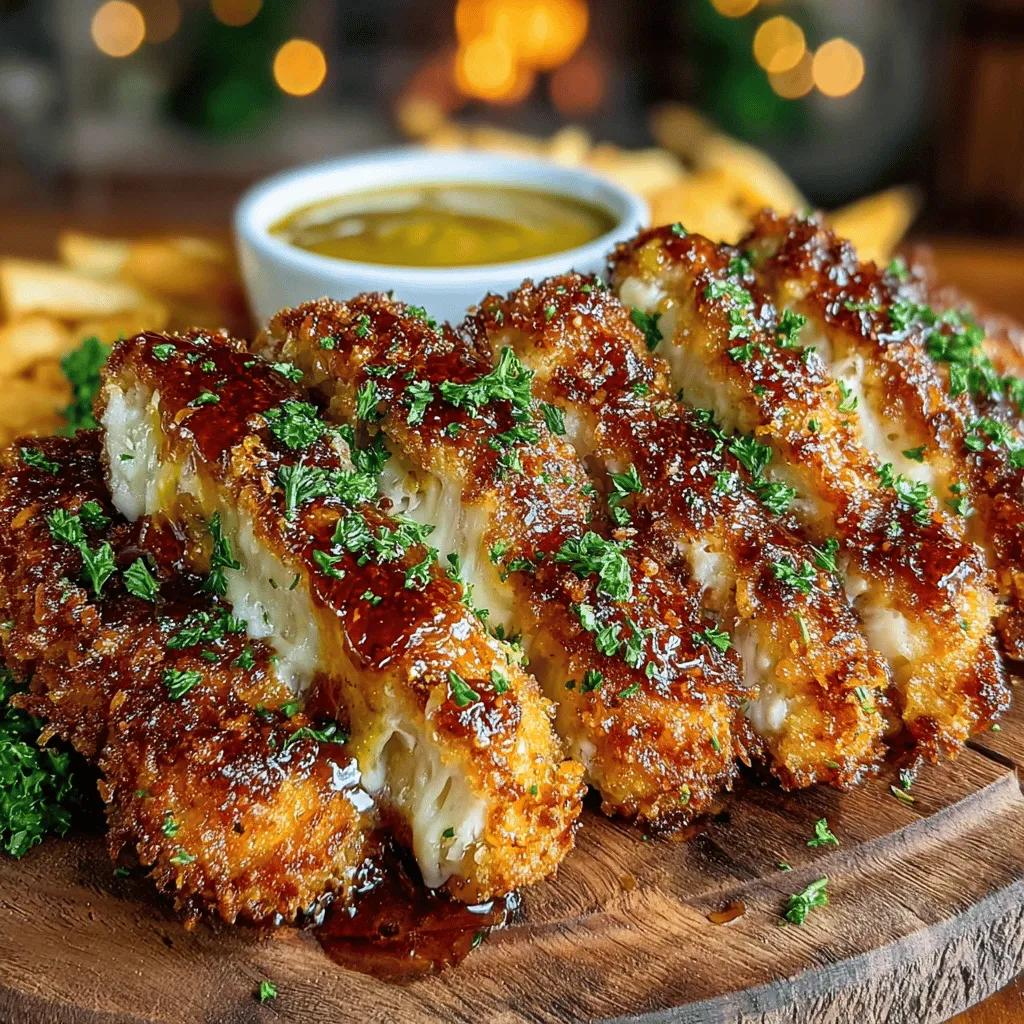 In diesem Rezept bereiten wir köstliche knusprige Hühnchenstreifen zu, die nicht nur durch ihre Textur bestechen, sondern auch durch ihren unvergleichlichen Geschmack. Die Kombination aus saftiger Hühnerbrust, einer aromatischen Marinade und einer knusprigen Panade macht dieses Gericht zu einem wahren Genuss. Die Verwendung von Buttermilch sorgt dafür, dass das Hühnchen besonders zart bleibt, während die Panko-Brösel für den extra Crunch sorgen. Ideal als Snack für Feste oder als Hauptgericht zusammen mit einem leckeren Dip!