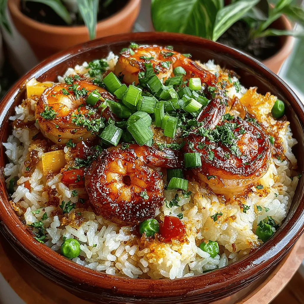 Dieses Rezept für schnellen Garnelen-Bratreis mit Erbsen und Karotten kombiniert die Aromen der asiatischen Küche mit einer schnellen Zubereitung, die perfekt für hektische Wochentage ist. Mit nur wenigen Zutaten und einer kurzen Kochzeit können Sie ein köstliches und nahrhaftes Gericht zaubern, das sowohl Erwachsene als auch Kinder begeistert. Bratreis ist in vielen asiatischen Kulturen ein beliebtes Gericht, das oft Reste verwertet und in verschiedenen Variationen zubereitet wird. In diesem Rezept verwenden wir frische Garnelen, die dem Gericht eine besondere Note verleihen.