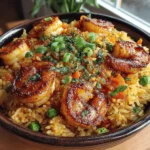 Dieses Rezept für schnellen Garnelen-Bratreis mit Erbsen und Karotten kombiniert die Aromen der asiatischen Küche mit einer schnellen Zubereitung, die perfekt für hektische Wochentage ist. Mit nur wenigen Zutaten und einer kurzen Kochzeit können Sie ein köstliches und nahrhaftes Gericht zaubern, das sowohl Erwachsene als auch Kinder begeistert. Bratreis ist in vielen asiatischen Kulturen ein beliebtes Gericht, das oft Reste verwertet und in verschiedenen Variationen zubereitet wird. In diesem Rezept verwenden wir frische Garnelen, die dem Gericht eine besondere Note verleihen.