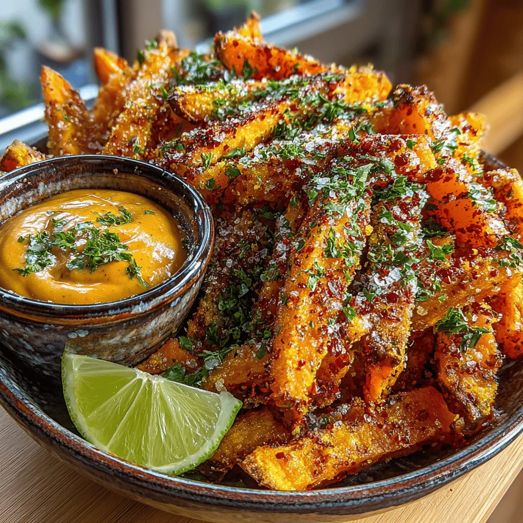 Für die Süßkartoffel-Pommes: - 2 große Süßkartoffeln - 2 Esslöffel Olivenöl - 1 Teelöffel Paprika - 1 Teelöffel Knoblauchpulver - 1 Teelöffel Zwiebelpulver - 1/2 Teelöffel Salz - 1/4 Teelöffel schwarzer Pfeffer - 1 Esslöffel Speisestärke