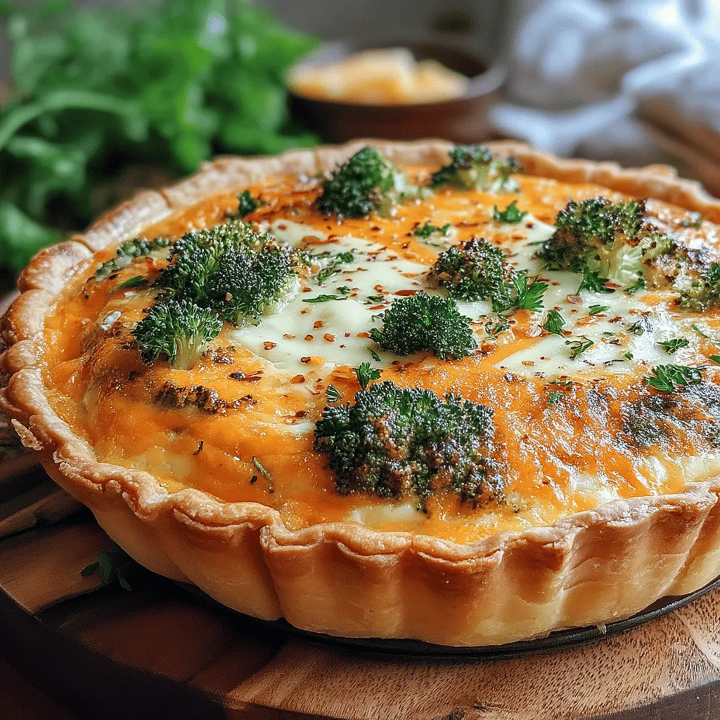 Die Käse-Brokkoli-Genuss-Quiche ist ein köstliches Gericht, das sowohl als Hauptspeise als auch als Snack serviert werden kann. Mit ihrer cremigen Füllung und dem knackigen Brokkoli erfreut sie sich großer Beliebtheit und ist eine ideale Wahl für ein gemütliches Familienessen oder ein schickes Brunch-Buffet.