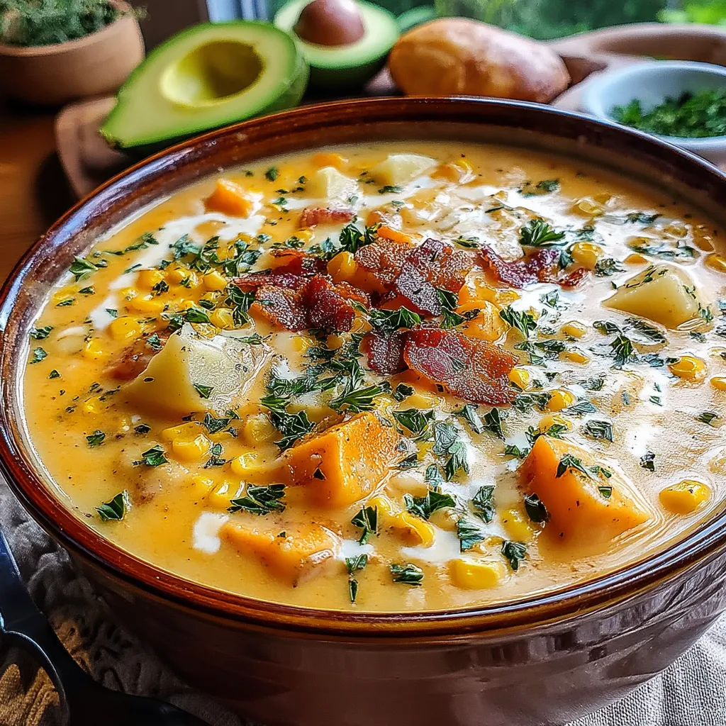 Die cremige schnelle Feder Kräuter Mais-Chowder ist nicht nur ein Genuss für den Gaumen, sondern auch ein einfach zuzubereitendes Gericht, das in kürzester Zeit auf dem Tisch steht. Diese köstliche Chowder kombiniert die Süße von frischem Mais mit herzhafter Brühe und einer cremigen Textur, die sie zu einem perfekten Comfort Food macht. Ob für ein schnelles Abendessen unter der Woche oder als herzhaftes Gericht für Gäste – dieses Rezept ist vielseitig und beliebt.
